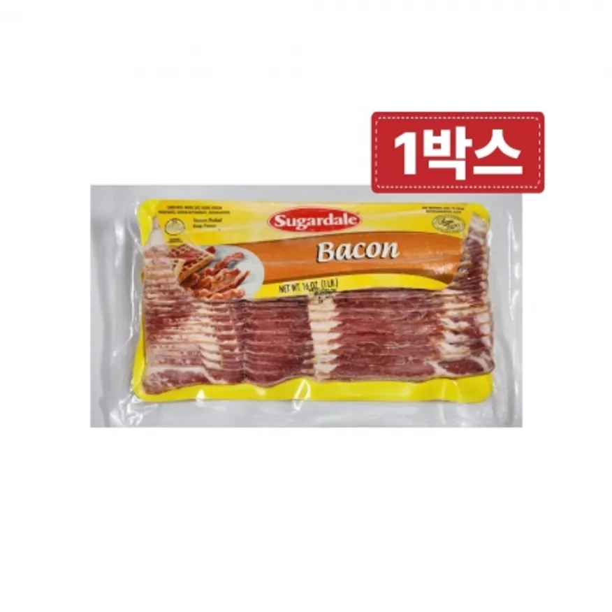 슈가데일 베이컨 454g 24개 1박스 대용량 이미지