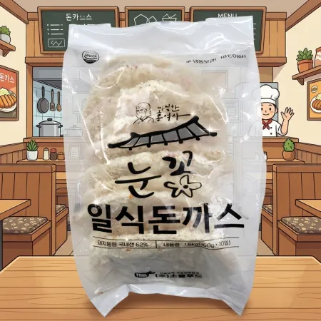 까칠한홍여사 눈꽃일식돈까스(160G*10입)-[아이스박스1박스 6봉]
