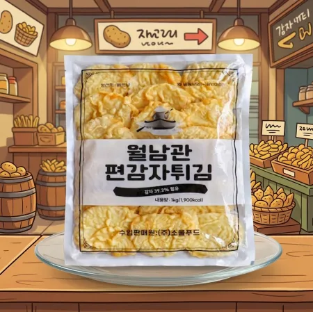 월남관편감자튀김(베트남)*1KG(개당27g±5)-[아이스박스1박스 12봉]