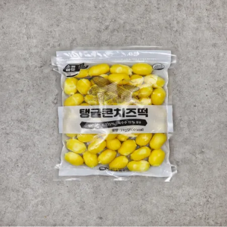 소울마켓탱글콘치즈떡(국내가공)*1KG(개당18g이상/55개이상)-[아이스박스1박스 8봉]