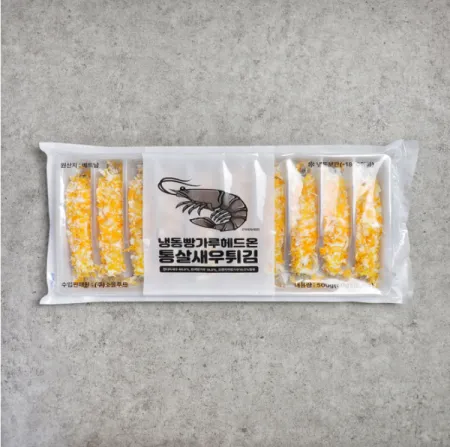 월남관냉동빵가루헤드온통살새우튀김(베트남)*500G(개당50g/10ea)-[아이스박스1박스 10봉]