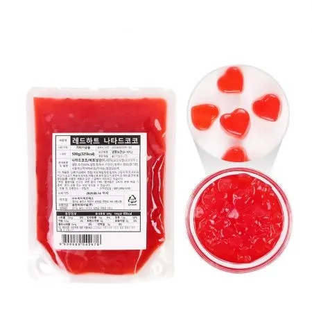 빙수 음료 토핑 레드하트나타드코코 베트남_500g