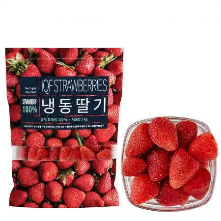 냉동 딸기 칠레산 1kg