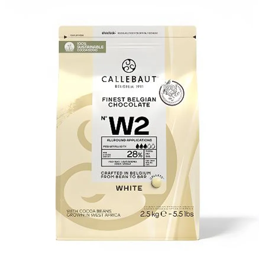 칼리바우트 화이트 초콜릿 W2 28% 2.5kg 벨기에 칼레 커버춰 이미지