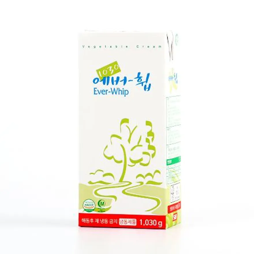 선인 에버휩 1,030g 가당 식물성 휘핑크림 이미지