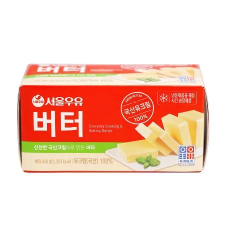 서울우유버터 450g 무염 천연버터 냉장 이미지
