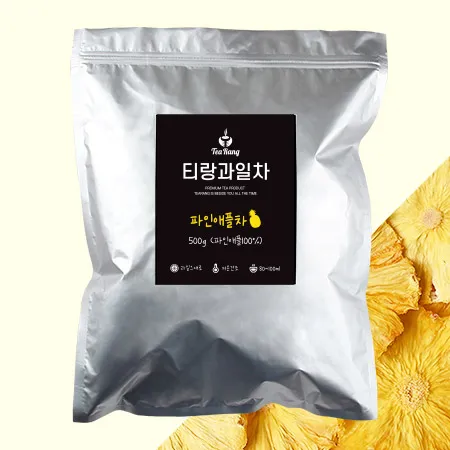 티랑 건조파인애플 500g 원형 대용량 파인애플차 건조과일