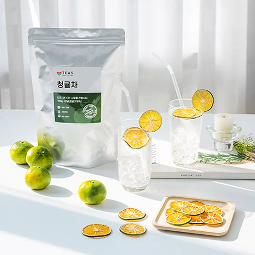 티즈 건조청귤 100g 청귤차 건조과일 이미지