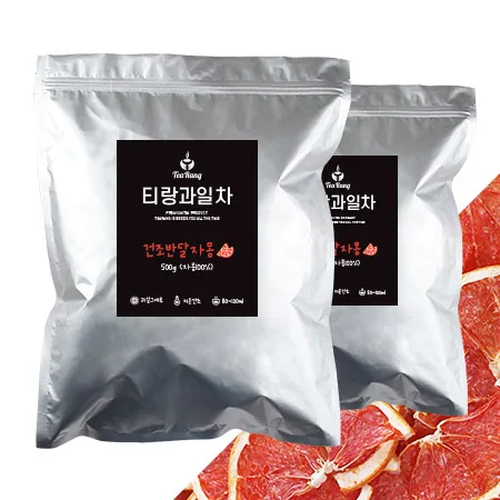 티랑 건조자몽 1kg 반달형 대용량 자몽차 건조과일