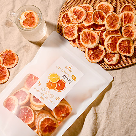 티랑 건조자몽 못난이 200g 자몽차 자몽칩 건조과일