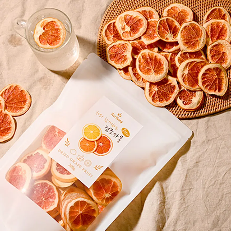 티랑 건조자몽 못난이 200g 자몽차 자몽칩 건조과일 이미지