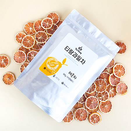 티랑 건조레몬 100g 원형 레몬차 건조과일