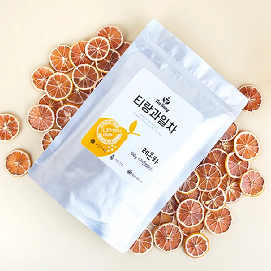 티랑 건조레몬 100g 원형 레몬차 건조과일 이미지