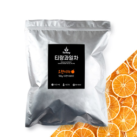 티랑 건조오렌지 500g 원형 대용량 오렌지차 건조과일