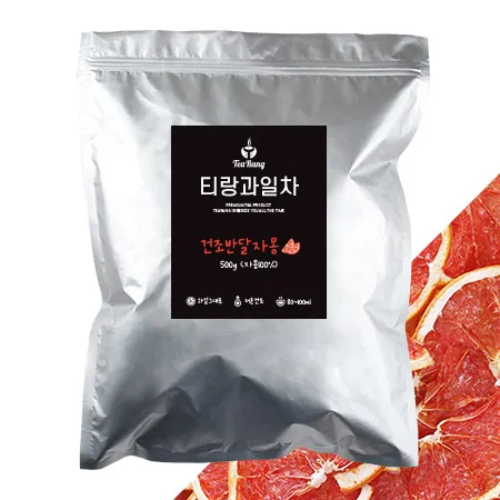 티랑 건조자몽 500g 반달형 대용량 자몽차 건조과일