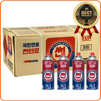★공산 딜★ 썬 부탄가스 (썬연료) 4*7ea box