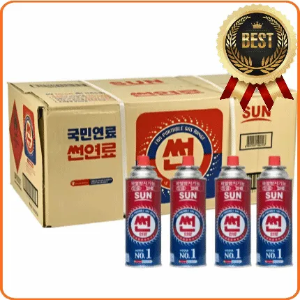 ★공산 핫★ 썬 부탄가스 (썬연료) 4*7ea box