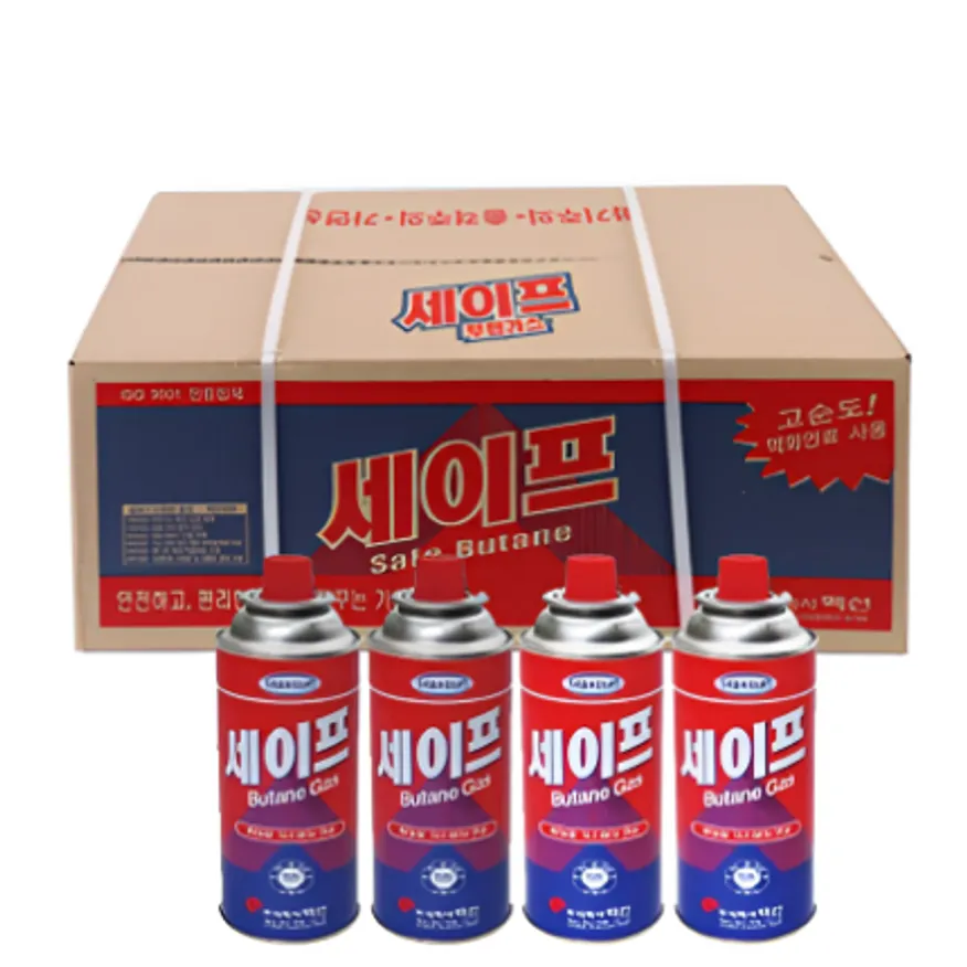 ★공산 핫★ 세이프 부탄가스 28개입 / box 이미지