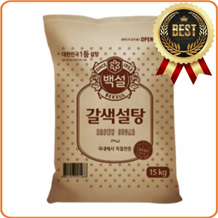 ★공산 핫★ 백설 갈색설탕 (중백) 15kg 이미지