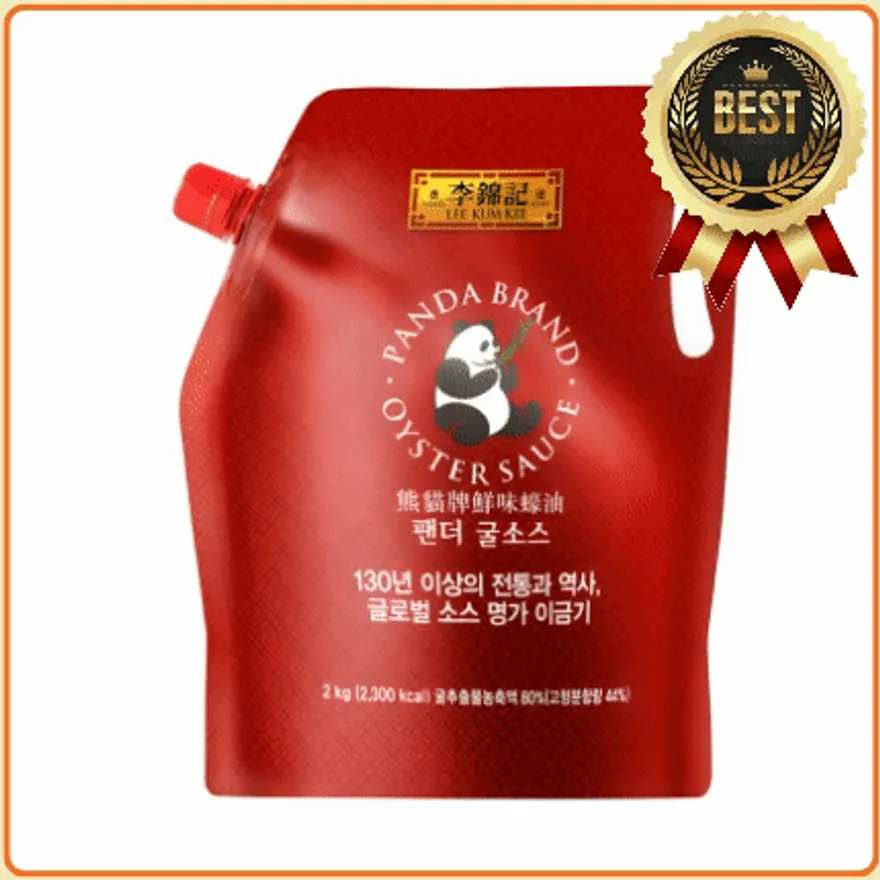 ★공산 핫★ 이금기 팬더 굴소스 (오뚜기, 이금기 스파우트팩) 2kg 이미지