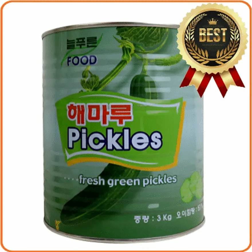 ★공산 딜★ 늘푸른 해마루 오이피클 슬라이스 3kg 이미지