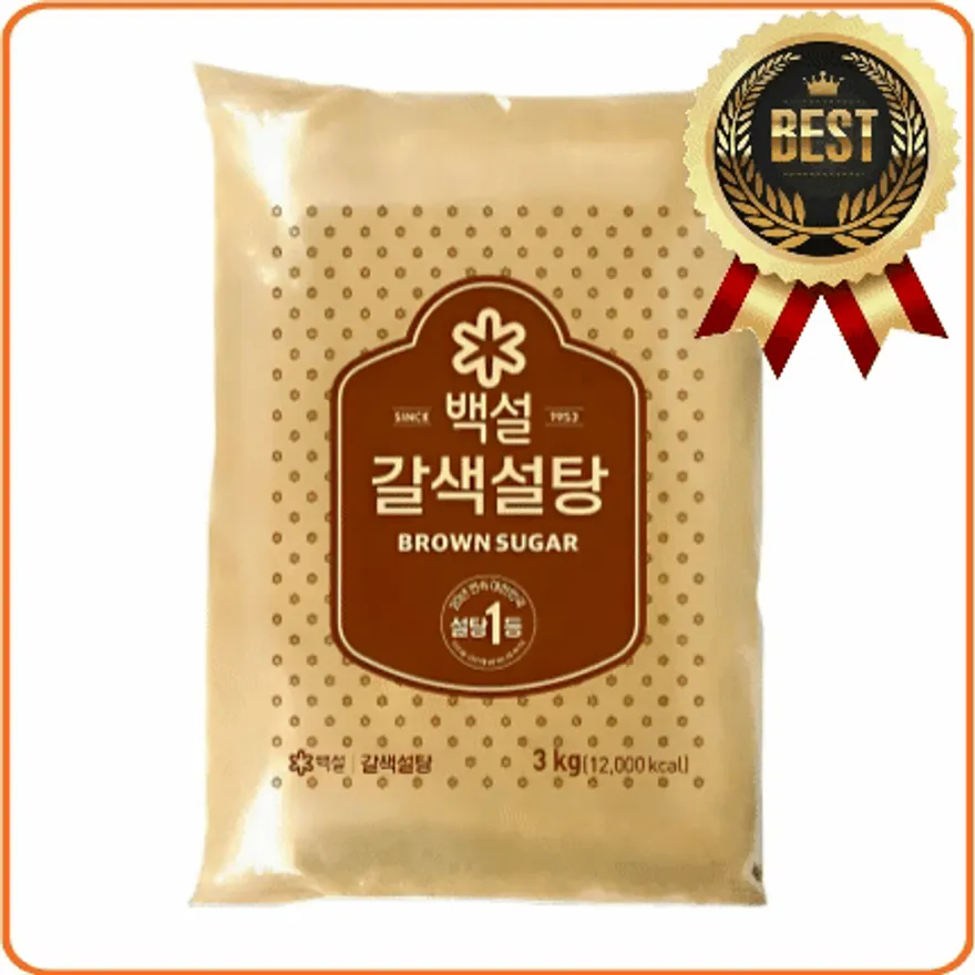 ★공산 핫★ 백설 갈색설탕 (중백) 3kg 이미지