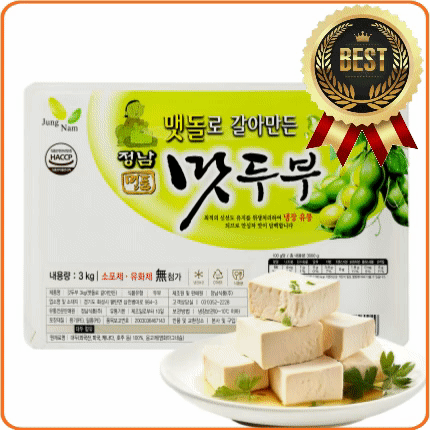 ★입점 특가★ 정남 두부 (부침용 / 정남식품 / 국내산) 3kg