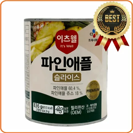 ★공산 딜★ 이츠웰 파인애플 슬라이스 836g