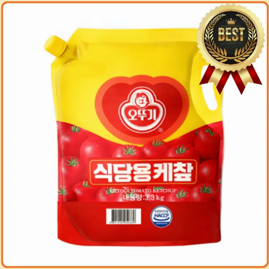 ★공산 핫★ 오뚜기 케찹 (스파우트팩) 3.3Kg 이미지