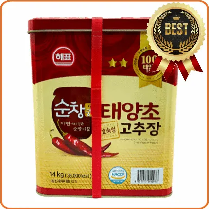 ★공산 핫★ 해표 순창궁 태양초 고추장 14kg (캔)