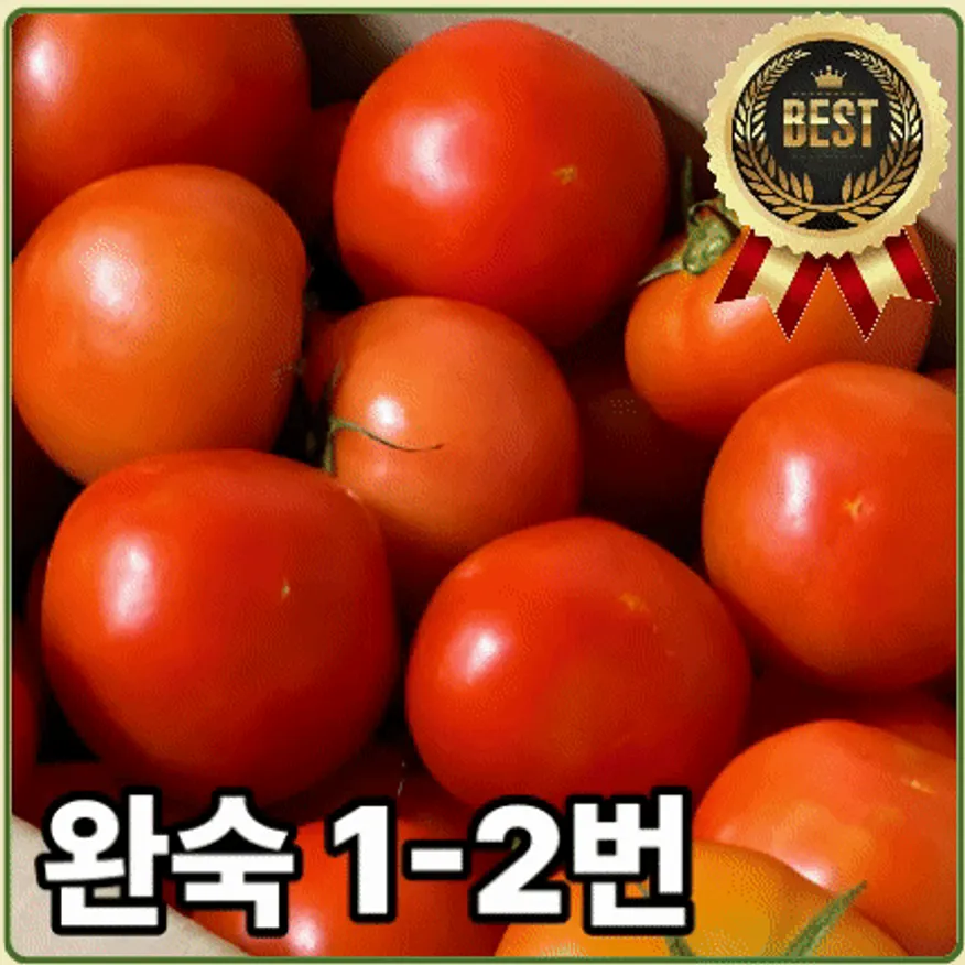 ★과일 특가★ 토마토 (완숙 / 1-2번 / 15-20과) 5kg 이미지