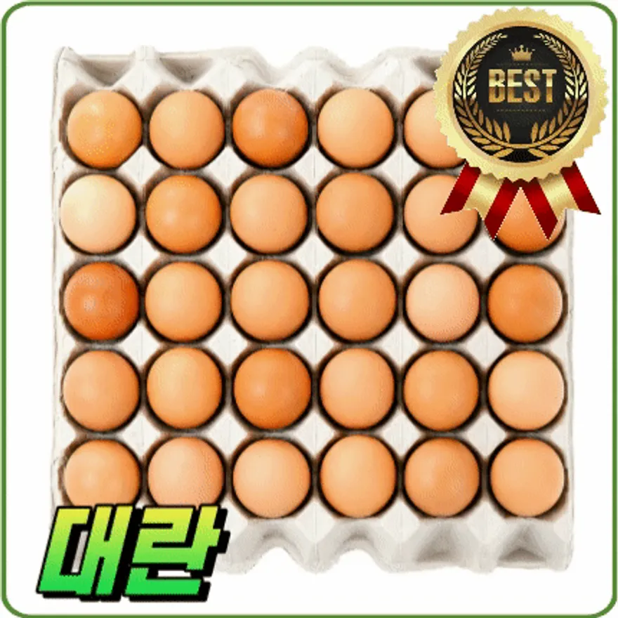 ★계란 핫★ 계란 (대란 / 30알 / 국내산) 1판 이미지