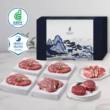 강원한우 VIP 구이세트, 1++등급, 1.8kg