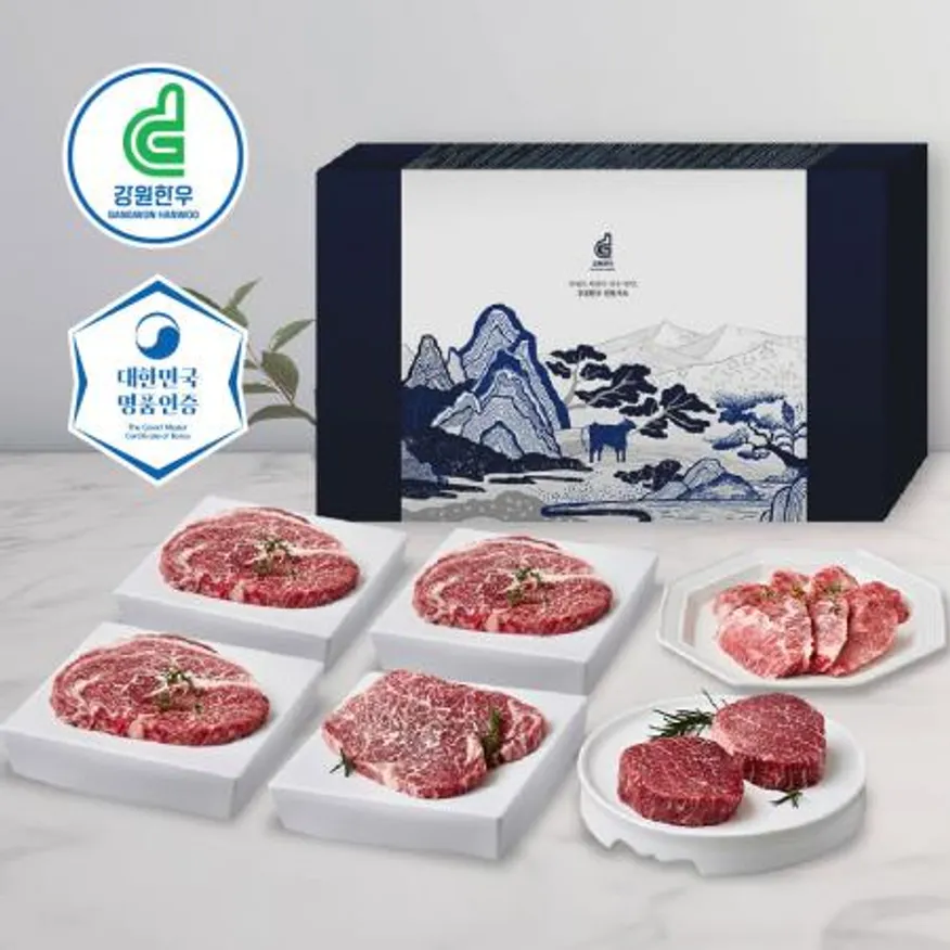 강원한우 VIP 구이세트, 1++등급, 1.8kg 이미지