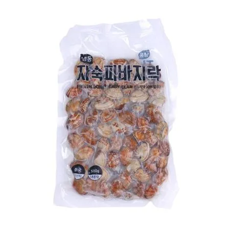 국물 자숙바지락 500g
