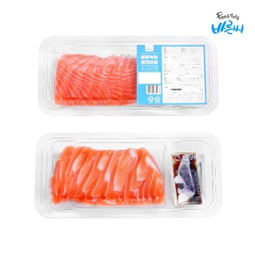 생연어 200g 슬라이스(몸뱃살) 이미지