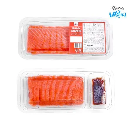 숙성생연어 200g 슬라이스(몸뱃살)