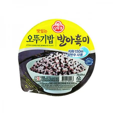 오뚜기밥 발아흑미밥 210g 3번들