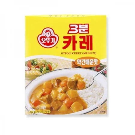 오뚜기 3분카레 약간매운맛 200g