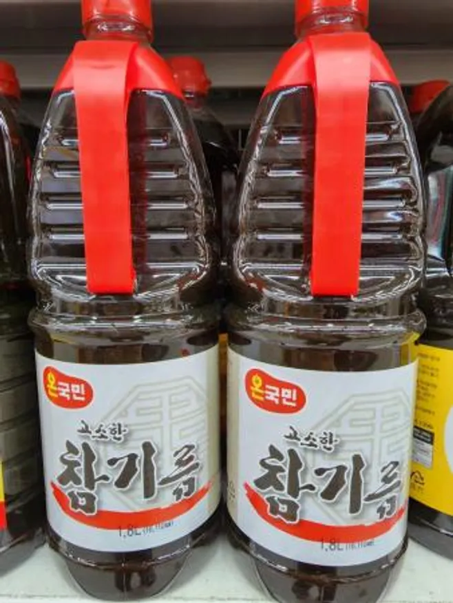 온국민 고소한 참기름 1.8L 이미지