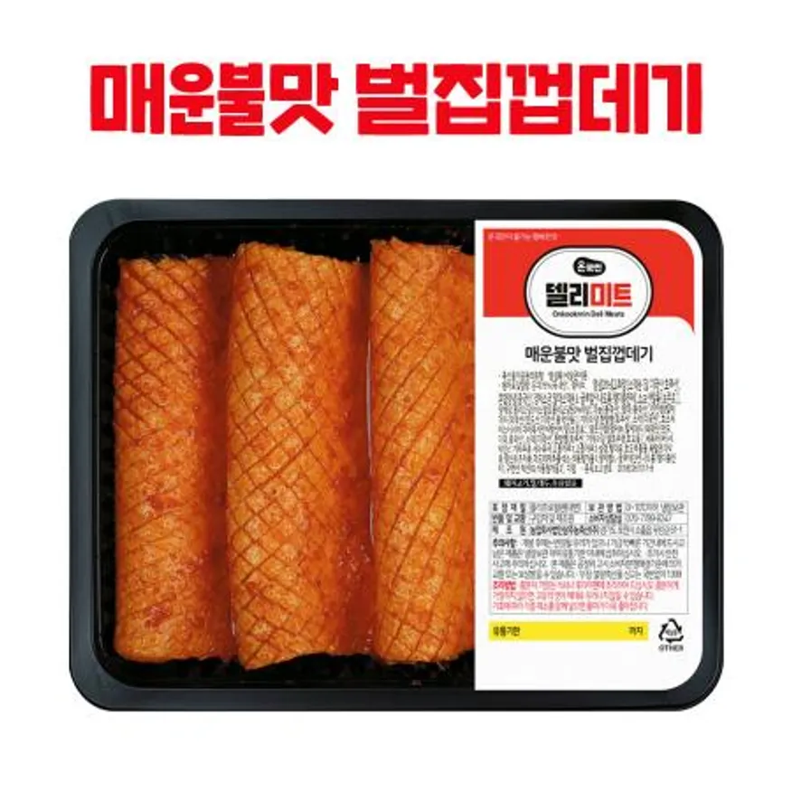 델리미트 돼지껍데기 벌집 매운맛 400g 냉동 이미지