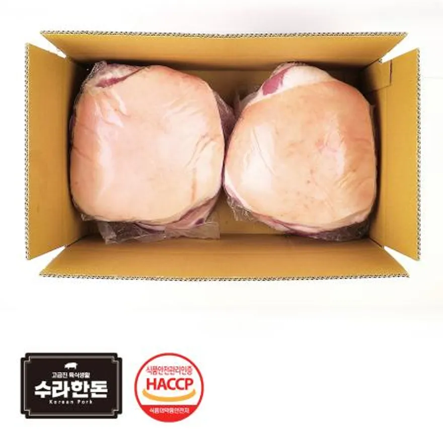 수라한돈 미박앞다리살 전지 17kg 내외 냉장 이미지
