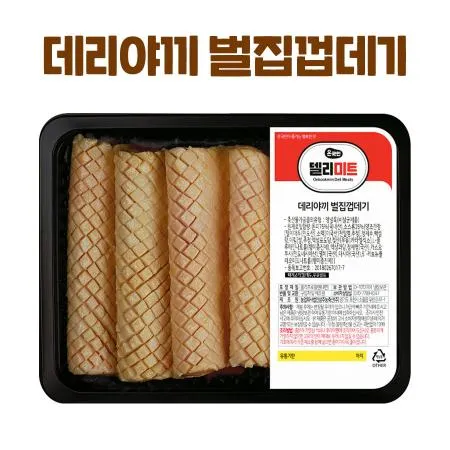 델리미트 돼지껍데기 벌집 데리야끼맛 400g 냉동
