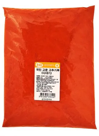 온국민 고춧가루 고추 고운 중식용 다데기 중국산 1kg