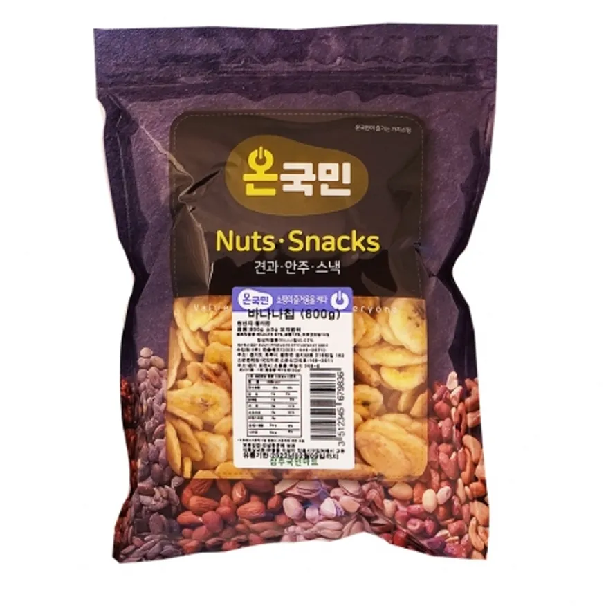 온국민 바나나칩 800g 이미지