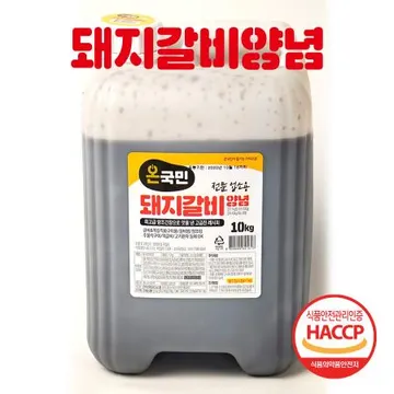 온국민 돼지갈비양념 불고기 소스 10kg