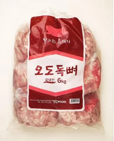 오돌뼈 국내산 6kg 냉동