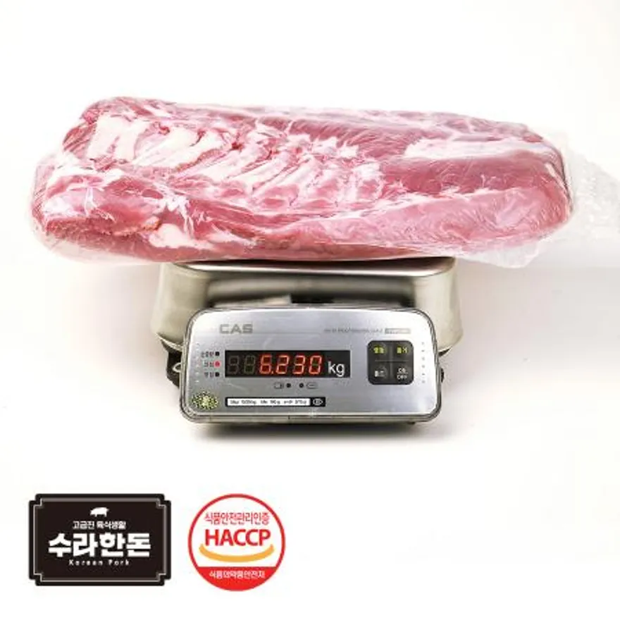 수라한돈 미박삼겹살 오겹살 20kg 내외 냉장 이미지