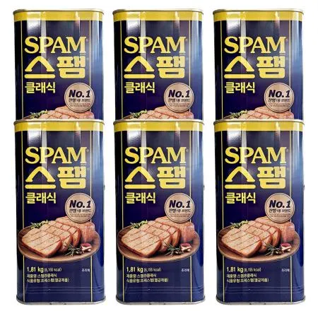 CJ 스팸 클래식 1.81kgX6입 1박스
