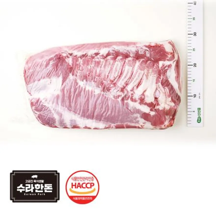 수라한돈 미박삼겹살 오겹살 20kg 내외 냉장 이미지